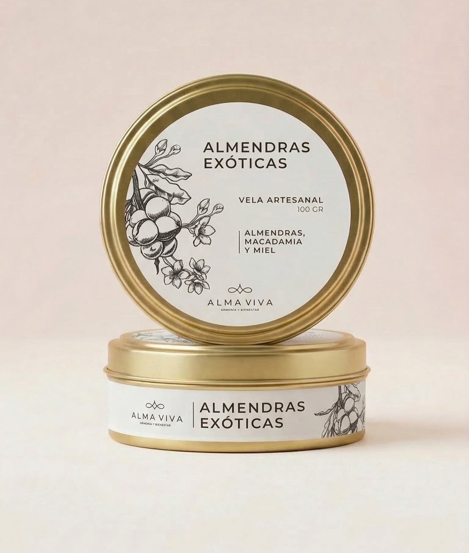 Vela Botanica Rocio Vainilla