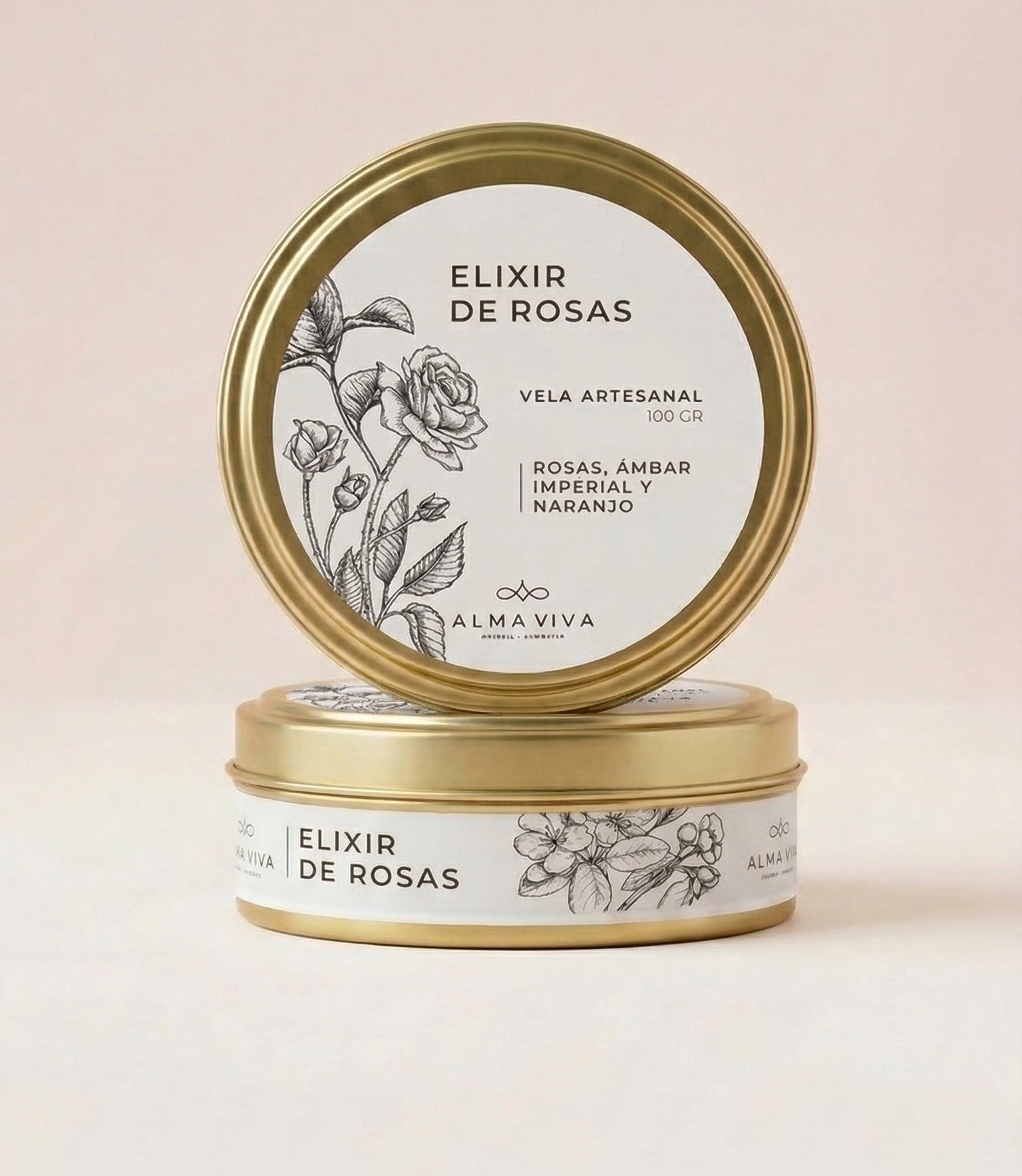 Vela Botanica Rocio Vainilla