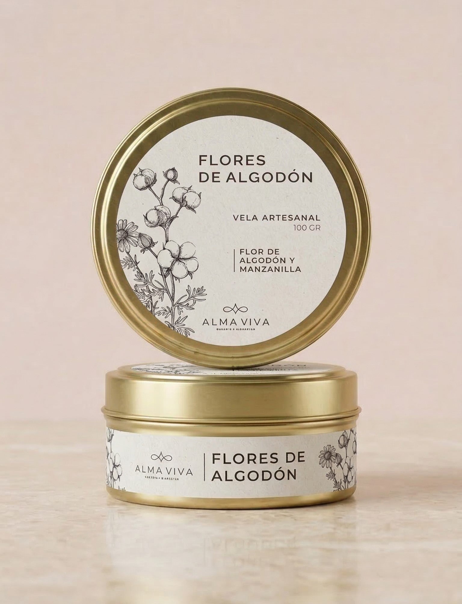 Vela Botanica Rocio Vainilla