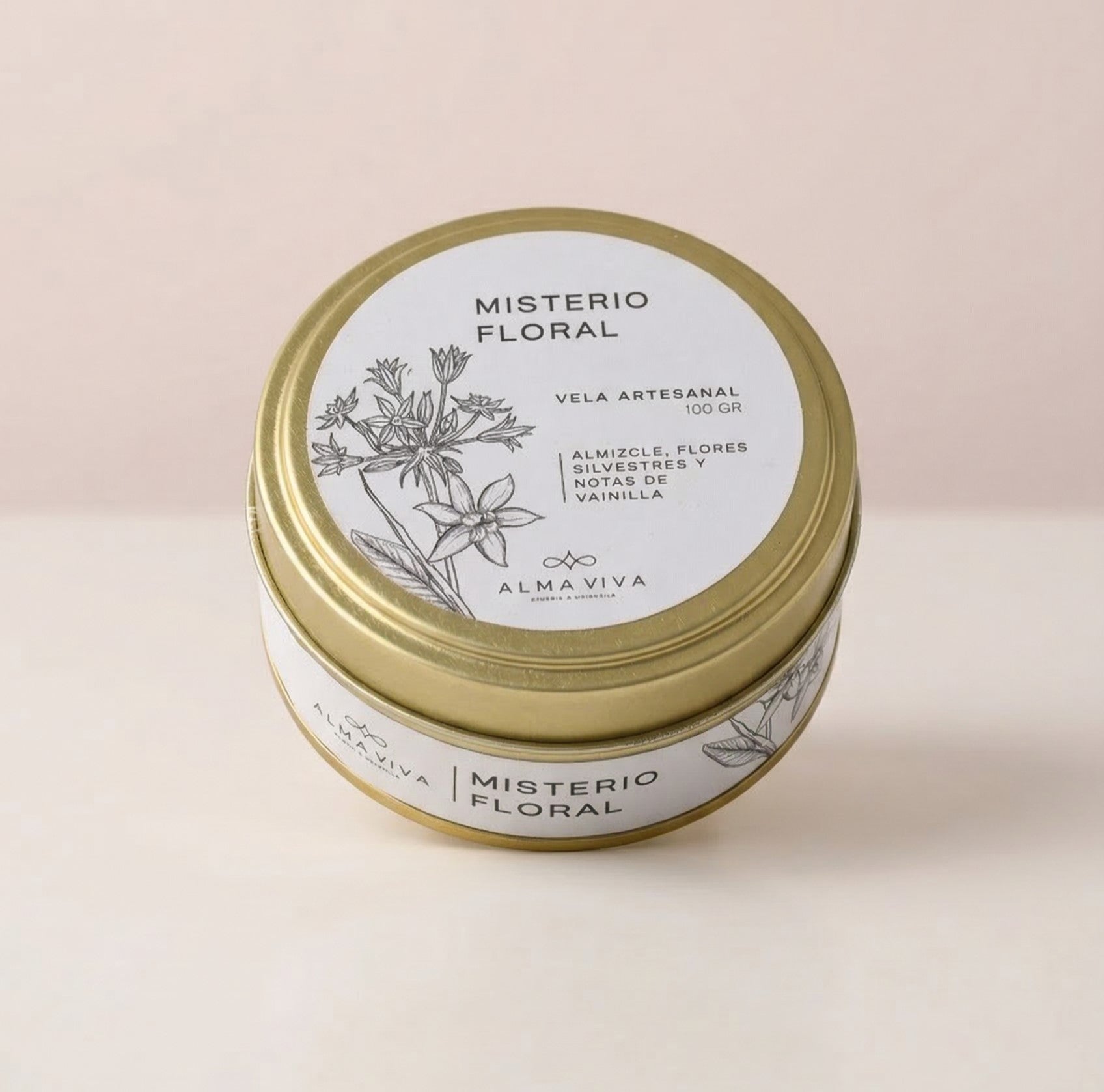 Vela Botanica Rocio Vainilla