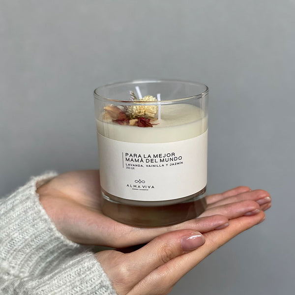 Vela Aromática - Para la Mejor Mamá del Mundo