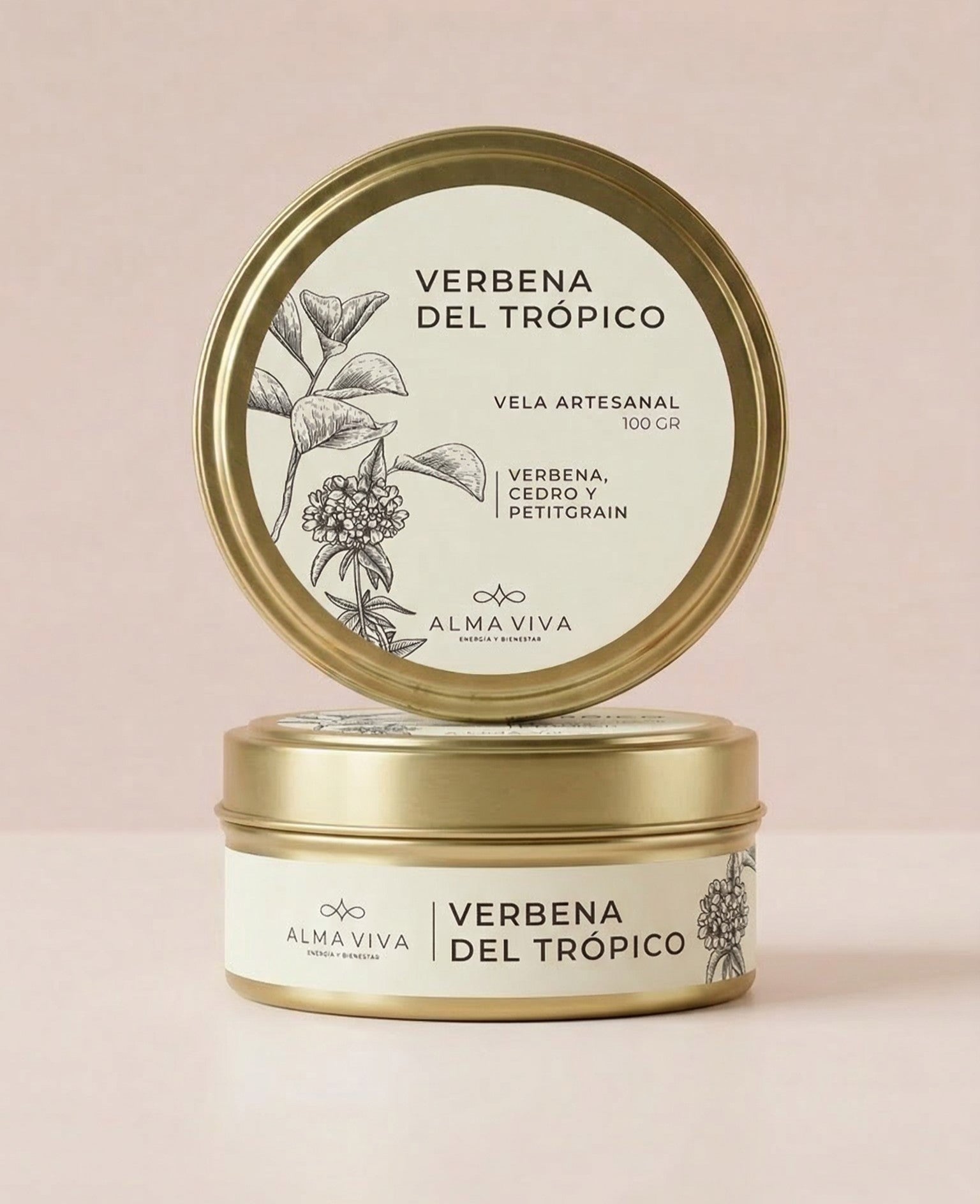 Vela Botanica Rocio Vainilla