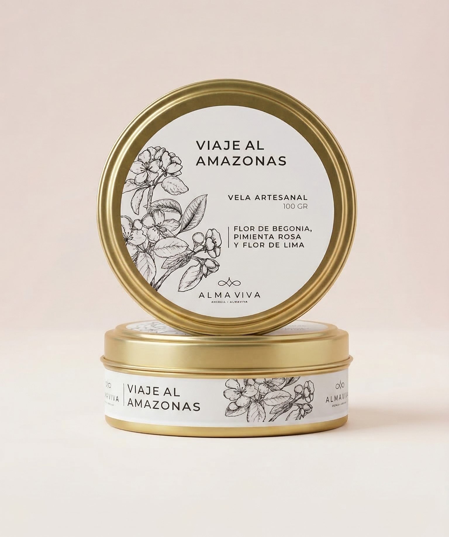 Vela Botanica Rocio Vainilla